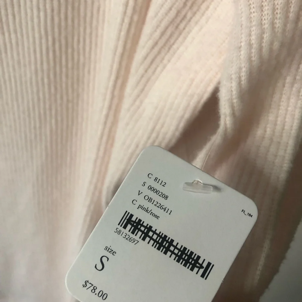 FREE PEOPLE Cozy JUICY RIBBED TUNIC Pink S NWT